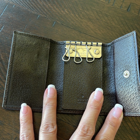 Gucci Sherry Line Key Case Wallet - Picture 7 of 16
